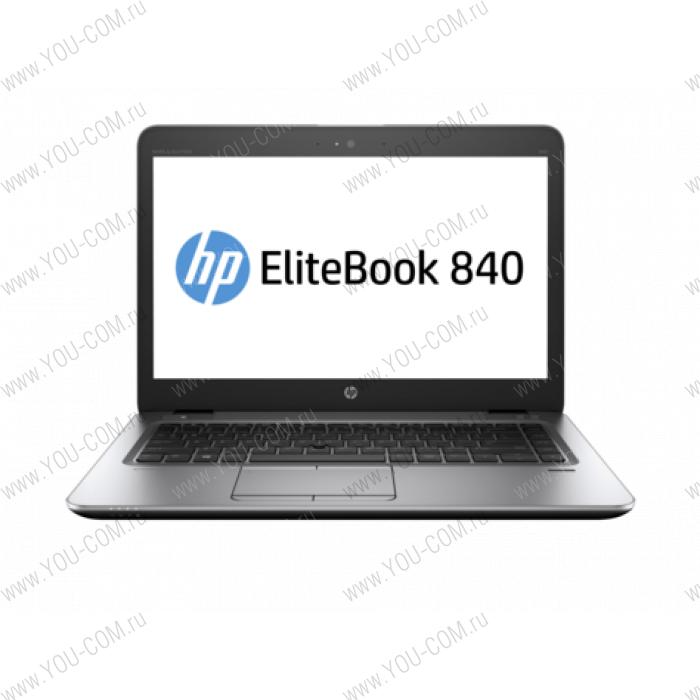 Ноутбук без сумки HP EliteBook 840 G3 Core i5-6200U 2.3GHz,14" FHD (1920x1080) AG,8Gb DDR4(1),256Gb SSD,46Wh LL,FPR,1.5kg,3y,Silver,Win7Pro+Win10Pro