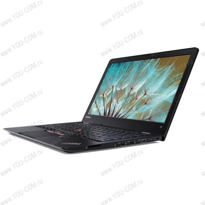 Ноутбук Lenovo ThinkPad 13,3" HD (1366х768), i3-7100U (2,40 GHz), 4GB DDR4, 180GB SSD, intel HD 620, No ODD, WWANnone, WiFi, BT, FPR, TPM, 3cell, Win 10 Pro, 1.4Kg, 1y.CI