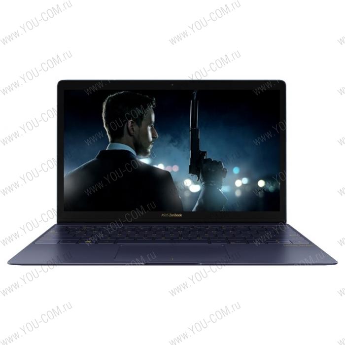 Ноутбук ASUS Zenbook 3 UX390UA-GS035R +Mini Dock Core i5-7200U/8Gb/512GB PCIe SSD/Intel 620/12.5"/FHD (1920x1080)/WiFi/BT/Cam/Windows 10 PRO /GREY/Illum KB/910g/Carry Bag