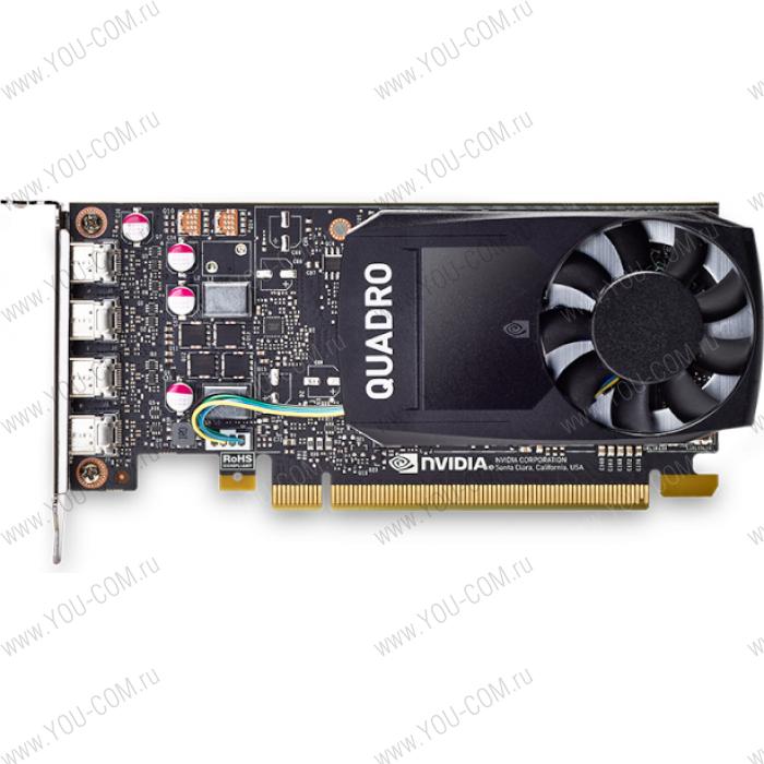 Graphics Card NVIDIA Quadro P1000, 4GB, (Z240 SFF/Tower, Z440, Z2 G4 SFF/Tower, Z4, Z6, Z8)