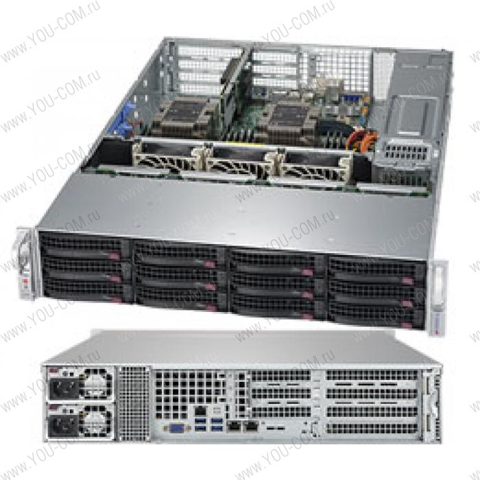Серверная платформа Supermicro SuperServer 2U 6029P-WTRT noCPU(2)Scalable/TDP 70-205W/ no DIMM(12)/ SATARAID HDD(12)LFF/ 2x10GbE/ 3xFH, 2xLP, M2/ 2x1200W