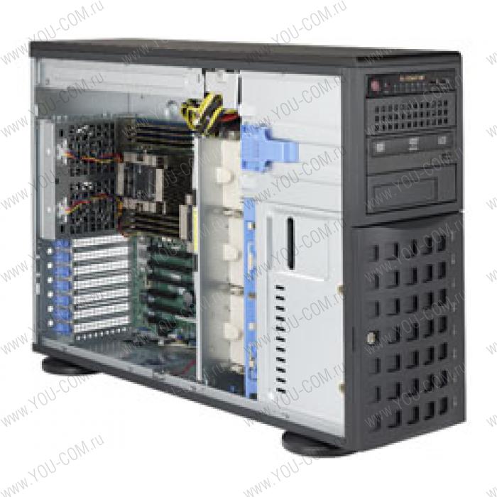 Серверная платформа Supermicro SuperServer 4U 7049P-TR noCPU(2)2nd Gen Xeon Scalable/TDP 70-205W/ no DIMM(16)/ SATARAID HDD(8)LFF/ 2xGbE/ 6xFH, M2/ 2x1280W