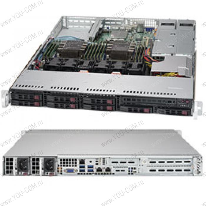 Серверная платформа Supermicro SuperServer 1U 1029P-WTR noCPU(2)2nd Gen Xeon Scalable/TDP 70-165W/ no DIMM(12)/ SATARAID HDD(8)SFF/ 2xGbE/ 2xFH, 1xLP, M2/ 2x750W