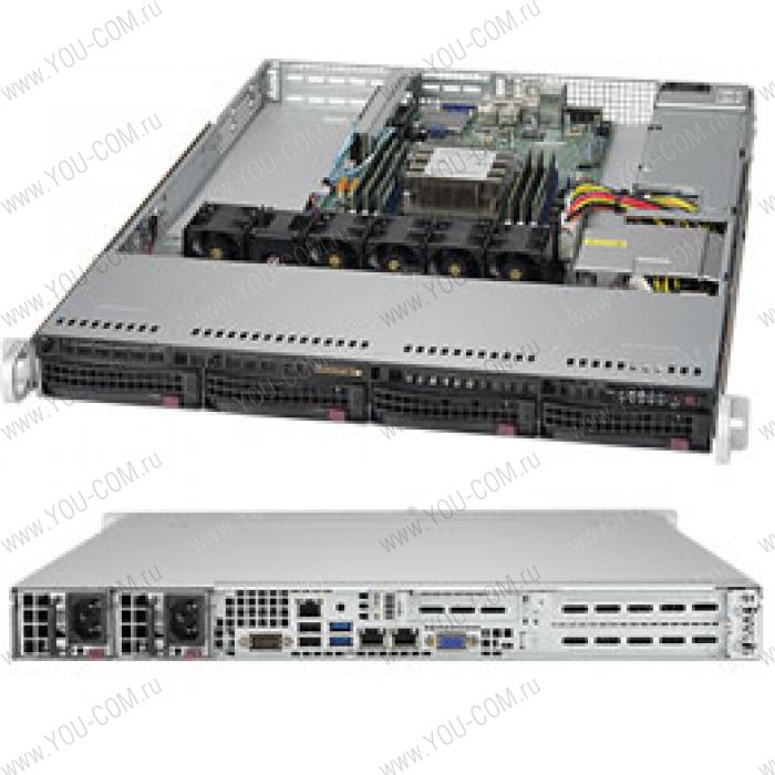 Серверная платформа Supermicro SuperServer 1U 5019P-WT noCPU(1)Scalable/TDP 70-205W/ no DIMM(6)/ SATARAID HDD(4)LFF/ 2x10GbE/ 2xFH, 1xLP, M2/ 1x600W