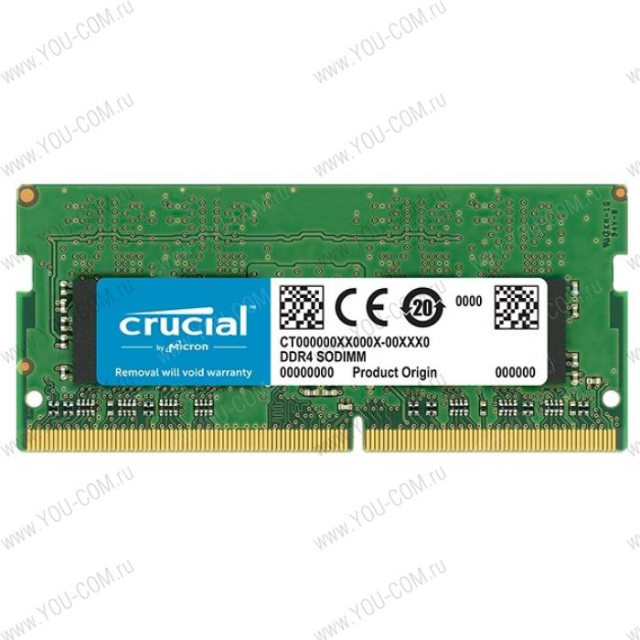 Crucial by Micron  DDR4   8GB 2400MHz SODIMM  (PC4-19200) CL17 DRx8 1.2V (Retail)