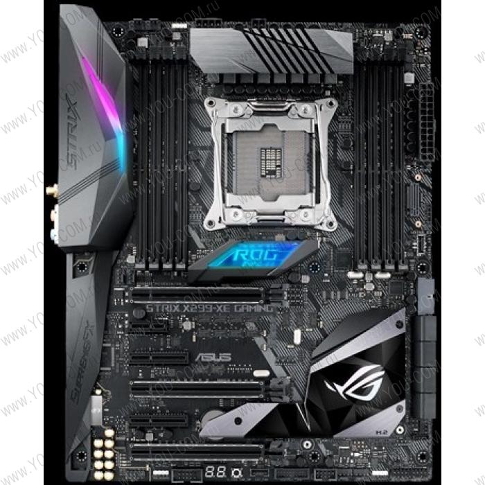 Материнская плата ASUS ROG STRIX X299-XE GAMING, LGA2066, X299, 8*DDR4 , SLI+CrossFireX, SATA3 + RAID, Audio, Gb LAN*1, USB 3.1*11, USB 2.0*4, COM*1 header (w/o cable), ATX ; 90MB0VW0-M0EAY0