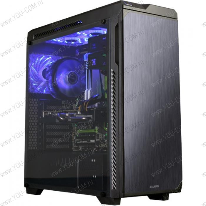 Корпус ZALMAN Z9 NEO PLUS, Mid Tower, без БП, боковое окно, черный, ATX (незначительное повреждение коробки)