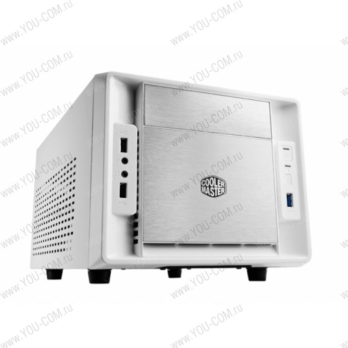 Корпус Elite 120 Advanced White (RC-120A-WWN1), USB 3.0 x 1, USB 2.0 x 2, 1xFan, White, w/o standart ATX PSU, mITX