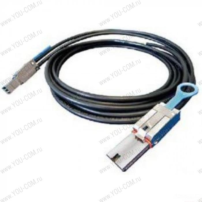 Adaptec ACK-E-HDmSAS-E-mSAS-2M (2280300-R) Кабель SAS внешний, 2м., разъемы SFF8644 - SFF8088 (массив mSAS-Adaptec 7xxx/7xxxQ)