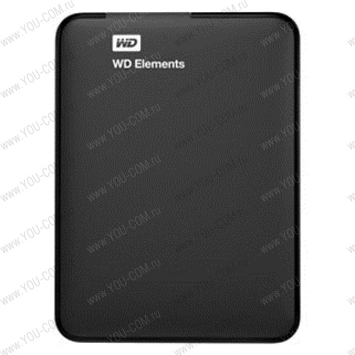 Жесткий диск Western Digital Elements HDD EXT 1000Gb, 5400 rpm, USB 3.0, 2.5" BLACK (WDBUZG0010BBK-WESN), 1 year