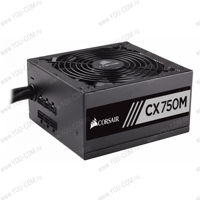 Блок питания Corsair CX750M (CP-9020061-EU), 750W, 120-mm fan, 80 Plus Bronze, Semi-modular