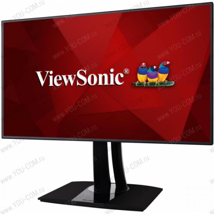 Монитор Viewsonic 32" VP3268-4K IPS LED, 3840x2160, 5ms, 350cd/m2, 178°/178°, 20Mln:1, HDMI*2, DP, miniDP, USB-Hub, Апп.калибровка, колонки, HeadphoneOut, Full ergonomic stand, VESA, Black