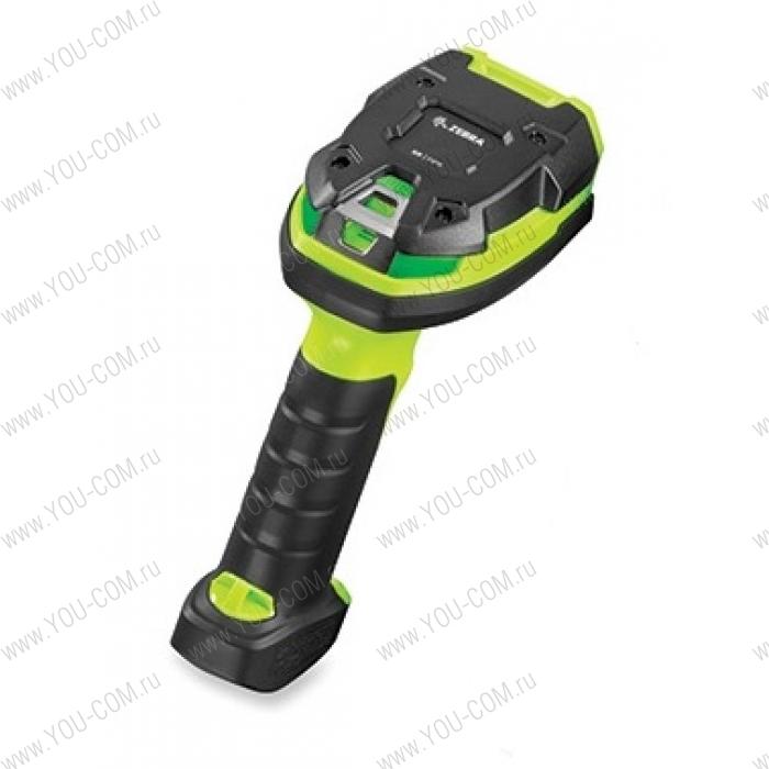 Zebra LI3608SR RUGGED, LINEAR IMAGER, STANDARD RANGE, CORDED, INDUSTRIAL GREEN