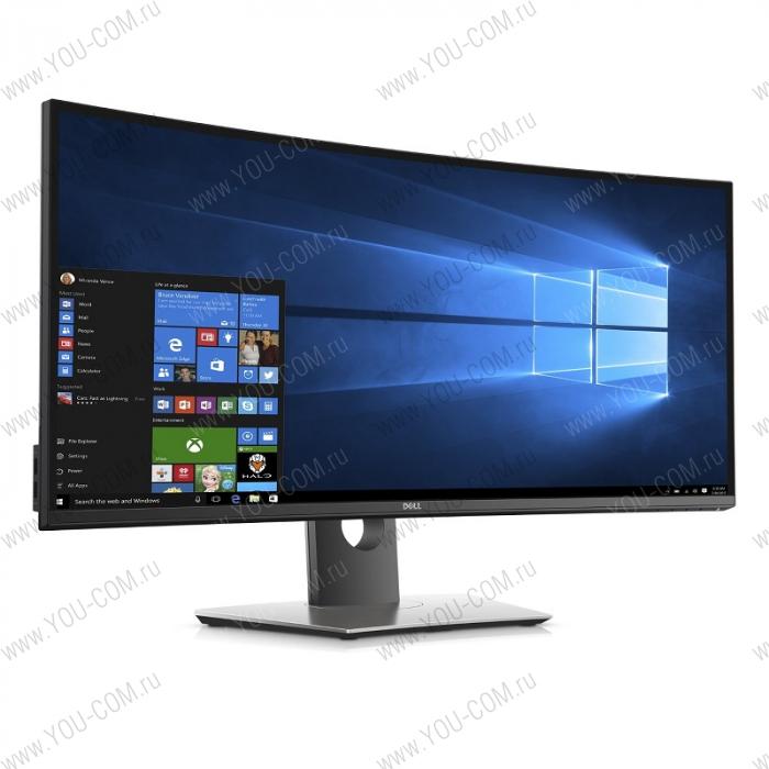 Монитор Dell UltraSharp U3417W 34'' LED Monitor BK (IPS; 300 cd/m2; 1000:1; 3440x1440; 8ms; 178/178; speakers; mini DP; DP,HDMI; Tilt, Swivel)(незначительное повреждение коробки)