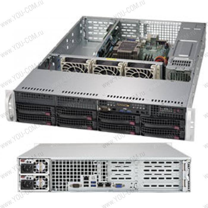 Серверная платформа Supermicro SuperServer 2U 5029P-WTR noCPU(1)Scalable/TDP 70-205W/ no DIMM(6)/ SATARAID HDD(8)LFF/ 2x10GbE/ 4xFH, 1xLP, M2/ 2x500W