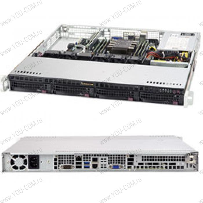 Серверная платформа Supermicro SuperServer 1U 5019P-M noCPU(1)Scalable/TDP 70-165W/ no DIMM(6)/ SATARAID HDD(4)LFF/ 2xGbE/1xFH, M2/ 1x350W