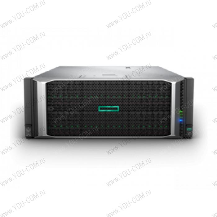 Proliant DL580 Gen10 Platinum8164Rack(4U)/4xXeon26C 2GHz(35,75Mb)/8x32GbR2D_2666/P408i-pFBWC(2Gb/RAID 0/1/10/5/50/6/60)/noHDD(8/48up)SFF/12HPFans/OVadv/2x10/25Gb640FLR-SFP28/16xPCIe/EasyRK+CMA/4x1600W