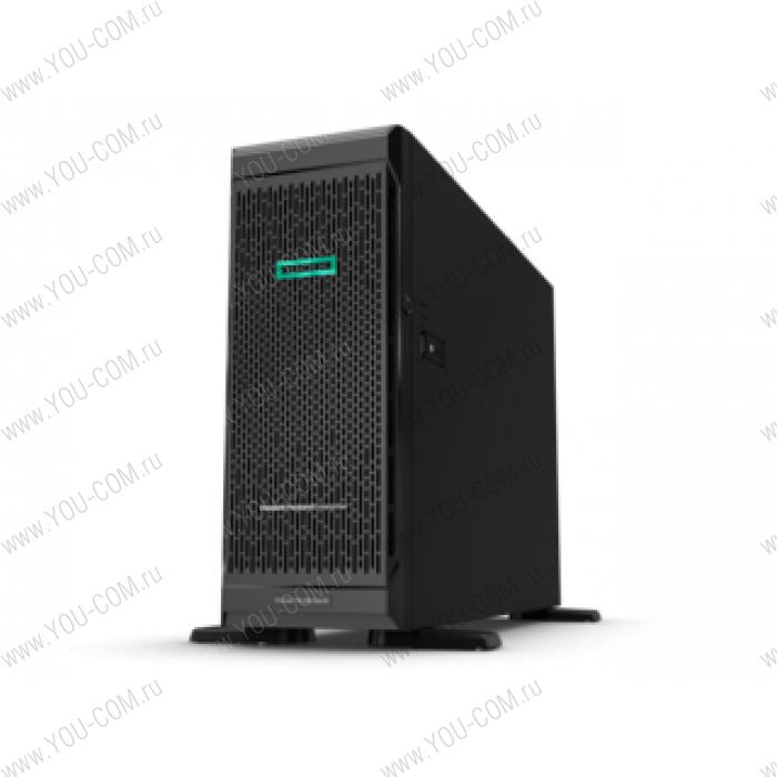Сервер ProLiant ML350 Gen10 Bronze 3104 NHP Tower(4U)/Xeon6C 1.7GHz(8,25Mb)/1x8GbR1D_2666/S100i(ZM/RAID 0/1/10/5)/noHDD(4/12up)LFF/noDVD/iLOstd/2NHPFans/4x1GbEth/500W(NHP)