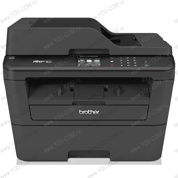 Brother MFC-L2740DWR (P/C/S/F, A4, 64Мб, 30стр/мин,Duplex, SPDF35, LAN, WiFi, USB, старт.тонер 1200 стр)