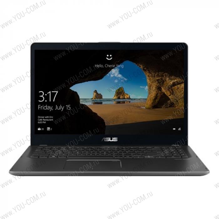 Ноутбук ASUS Zenbook Flip UX561UN-BO013R Core i7-8550U/8Gb/1Tb HDD+128GB SSD/NVIDIA GeForce MX150 2GB/15.6 FHD 1920x1080 TOUCH /WiFi/BT/Cam//Illum KB/Windows 10 Pro/2.1Kg/Smoky Grey/Carry bag + Stylus