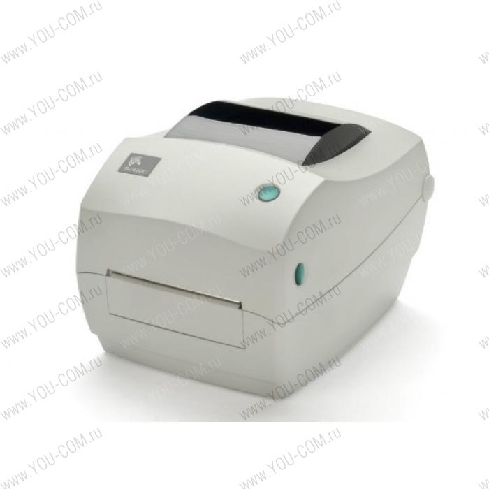 EOL Zebra TT Printer, GC420t; 203DPI, EU and UK Cords, EPL and ZPL, USB, Serial and Parallel (Centronics), 8MB Std Flash, 8MB SDRAM