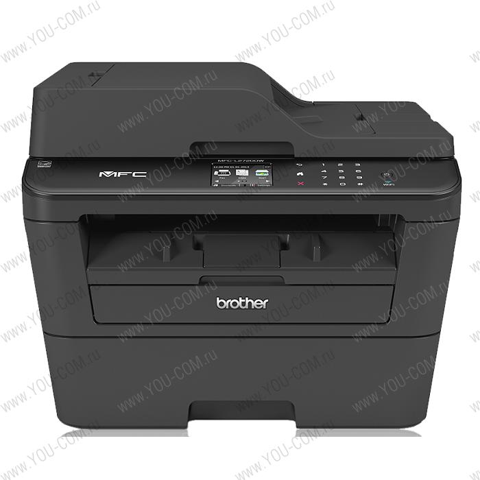 Brother MFC-L2720DWR (P/C/S/F, A4, 64Мб, 30стр/мин, Duplex, ADF35, LAN, WiFi, USB, старт.тонер 1200 стр)