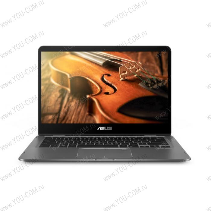 Ноутбук ASUS Zenbook Flip UX461UN-E1062T Core i5-8250U/8Gb/256GB SSD/NVIDIA GeForce MX150 2GB/14.0 FHD 1920x1080 TOUCH /WiFi/BT/Cam//Illum KB/Windows 10/1.5Kg/Slate Grey/ Stylus