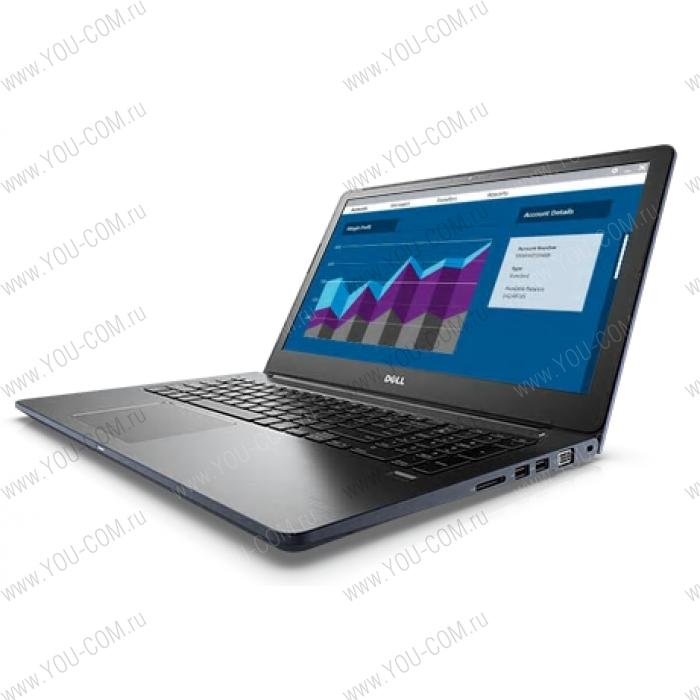 Ноутбук без сумки Vostro 5568 i5-7200U 15,6'' FullHD Antiglare8GB 256GB SSD Intel HD 620 1,0 Mpix 3 cell Backlit Win 10 Home Grey