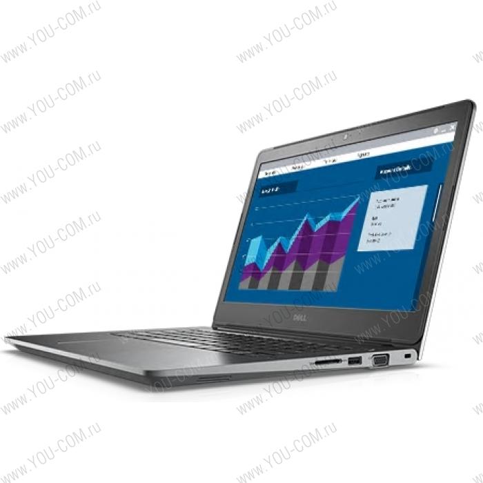 Ноутбук без сумки Vostro 5468 i5-7200U 14,0'' FullHD Antiglare 4GB 256GB SSDIntel HD 620 1,0 Mpix 3 cell Backlit Fingerprint Reared Linux Grey