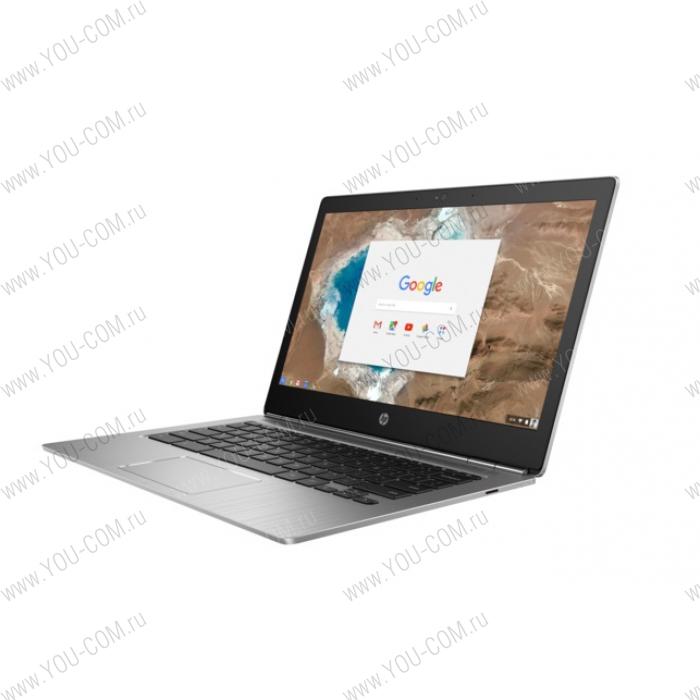 Ноутбук без сумки HP ChromeBook 13 G1 Pentium 4405Y 1.5GHz,13.3" FHD (1920x1080),4Gb DDR3L,32Gb,45Wh LL,1.3kg,1y,Silver,ChromeOS (незначительное повреждение коробки)