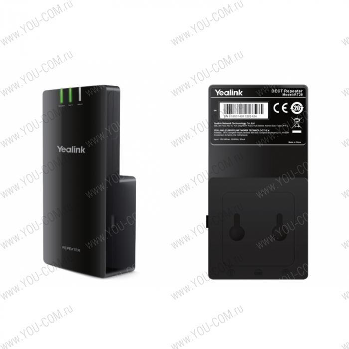 DECT-репитер [RT20U] Yealink для SIP-телефонов Yealink W52P/W56P, питание от адаптера