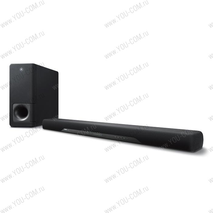 Yamaha YAS-207 Black 7.1-канальная фронтальная система окружающего звучания + Сабвуфер, Bluetooth, HDMI1.1, мощность 100 Вт + 100 Вт, встроенный бас, DTS Virtual X чёрный цвет