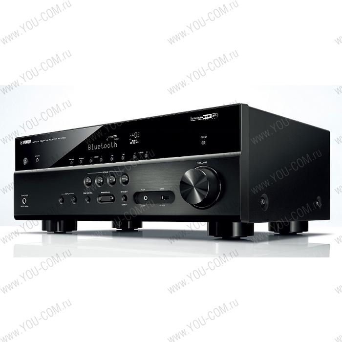 Yamaha RX-V483 Black, Ресивер, Bi-amp 3.1, Zone B, MusicCast,Wi-fi\ Bluetooth, 4K HDCP 2.2. и HDR, Extra Bass, Virtual surround, YPAO, дискретный усилитель, 6/1 HDMI, USB, 5 каналов х 115 Вт = 575 Вт