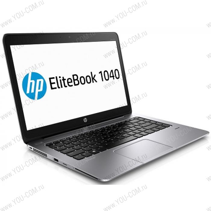 Ноутбук без сумки HP EliteBook Folio Ultrabook 1040 G3 Core i7-6500U 2.5GHz,14" FHD LED AG Cam,8GB DDR4 (NO SLOT),256GB SSD,WiFi,BT,6CCL,1.58kg,3y,Win7Pro(64)+Win10Pro(64)(Незначительное повреждение коробки)