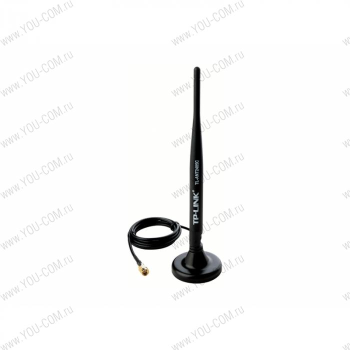 Антенна [TL-ANT2405C] Tp-Link TL-ANT2405C для помещения 2,4 ГГц 5 дБи, 1,3 м кабель, разъём RP-SMA
