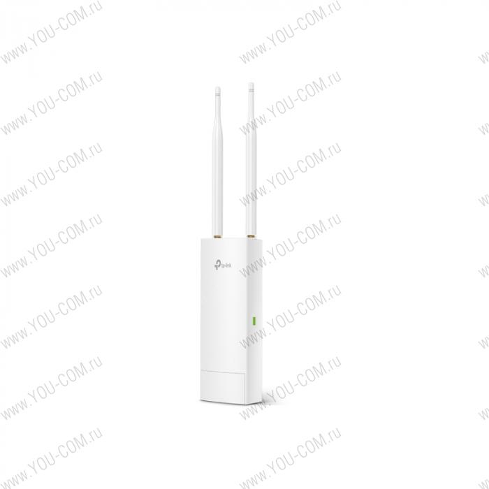 Точка доступа [CAP300-Outdoor] Tp-Link CAP300-Outdoor чипсет Qualcomm, до 300 Мбит/с на 2,4 ГГц, поддержка стандартов 802.11b/g/n, 1 порт LAN 10/100 Мбит/с, поддержка IEEE 802.3af PoE, централизованное управление (поддержка Wi-Fi контроллера)