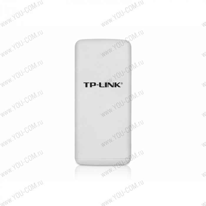 Точка доступа [TL-WA5210G] Tp-Link TL-WA5210G "Наружная 2,4 ГГц 54 Мбит/с беспроводная точка доступа высокой мощности, клиент-маршрутизатор WISP, до 27 дБм, чипсет Atheros, 2,4 ГГц 802.11b/g/n, высокая чувствительность, встроенная 12 дБи направленная ан