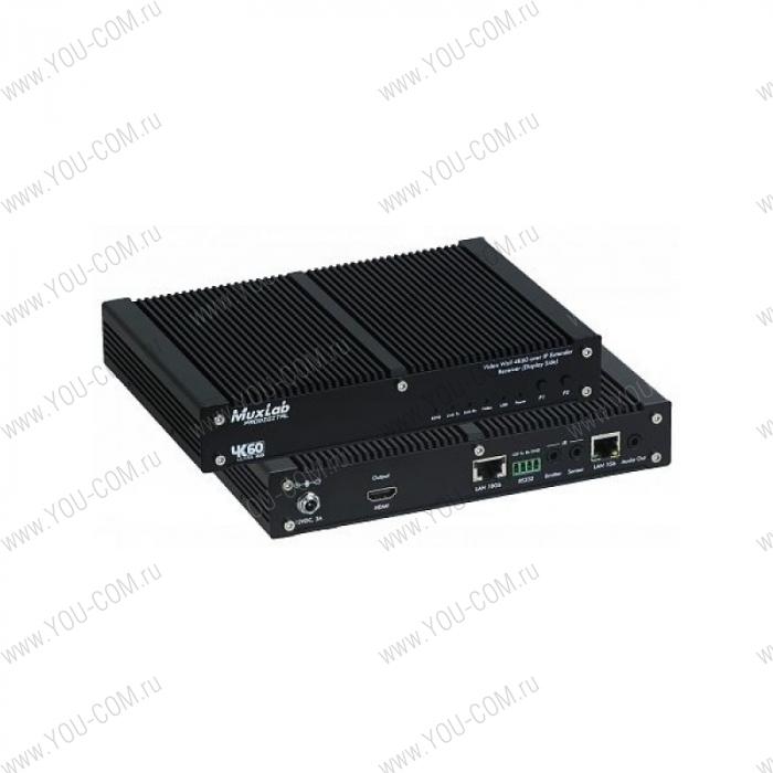 Приемник-декодер 4K/60 over IP MuxLab 500760-RX-EU