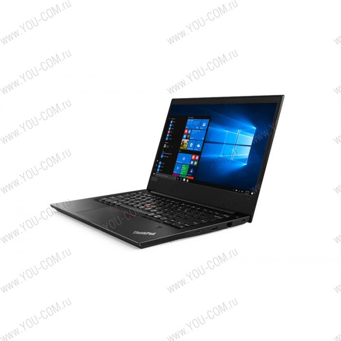 Ноутбук Lenovo ThinkPad EDGE E480 14" FHD (1920x1080) IPS, i5-8250U (1,6GHz), 8GB DDR4, 1TB/5400, intel UHD 620, No ODD, WWAN none, WiFi, BT, FPR, Camera, 3cell, No OS, Black, 1.75 kg, 1y.CI