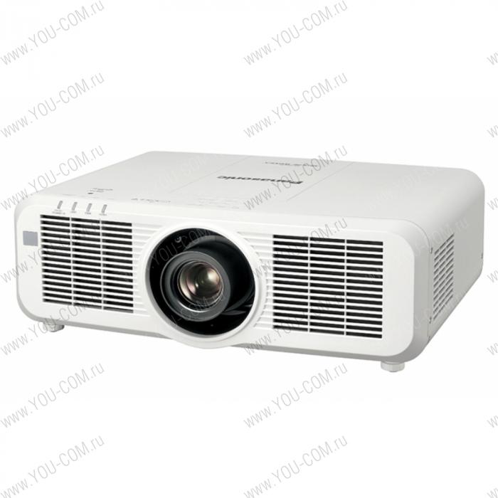 Лазерный проектор Panasonic PT-MW630LE (без объектива) 3LCD, 6500 Lm,WXGA(1280x800);3000000:1;16:10;TR 1.6– 2.8:1;HDMI IN;RGB1 IN-BNCx5;VideoIN-BNC;RGB Out D-sub15pin;AudioIN;AudioOut;RS232;RemoteINx2;LAN RJ45-DIGITAL LINK;USB Ax2;32/26дБ;10W;белый;16.9к