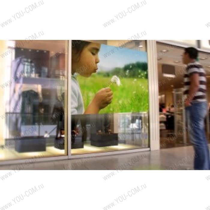 Пленка прямой и обратной проекции, прозрачная светлая (White) Digital Signage Flex film размер  2m * 1,35m многоразовая (10920316)