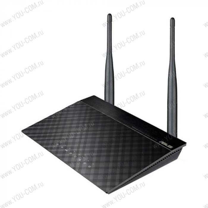 ASUS RT-N12_vP (RU) rev B1 // роутер 802.11b/g/n, до 300 Мбит/с, 2 антенны ; 90-IG10002RB2-3PA0, 3 year