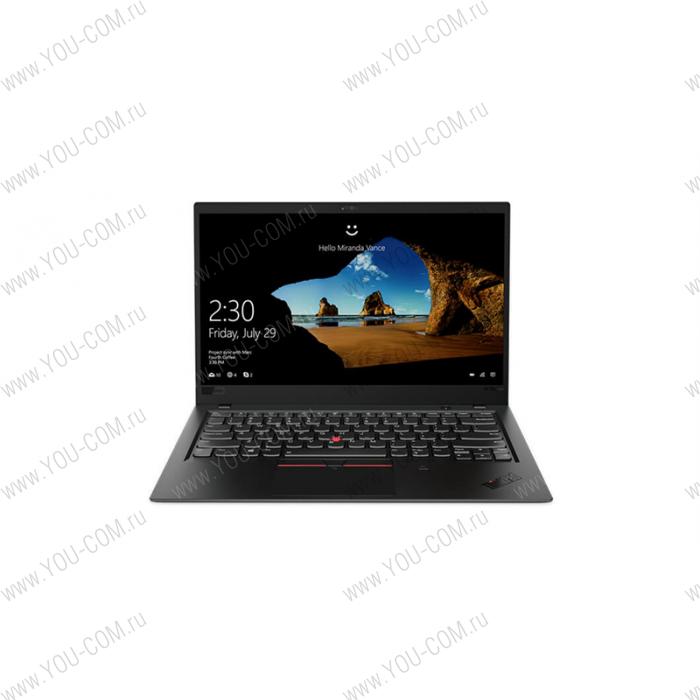 Ноутбук Lenovo ThinkPad Ultrabook X1 Carbon Gen6 14" WQHD(2560x1440)IPS,I7_8550U(1,80GHz),16GB,1TB SSD, UHD HD Graphics620,4G-LTE, NoODD,WiFi,TPM,BT,FPR,3cell,Camera,Win10 Pro, 1.13Kg, 3y.OS