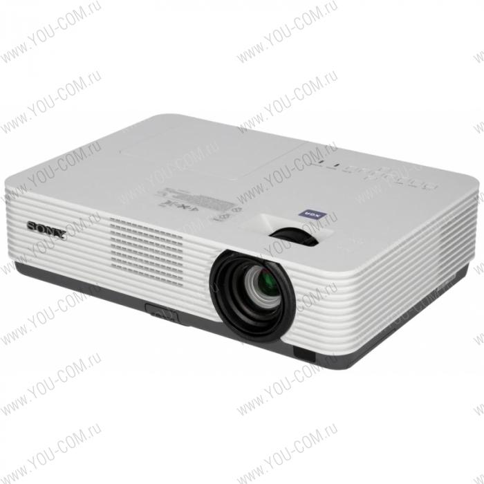 Проектор Sony [VPL-DX271] Sony VPL-DX271, 3LCD (0,63"), 3600 ANSI Lm, XGA, 4000:1, лампа до 10000 ч., Zoom 1.3, Mini D-sub 15-pin(RGB/Y Pb Pr),HDMI x2, Композитный вход, USB(A) - Power Only, USB(B),кейс 2.7 кг.
