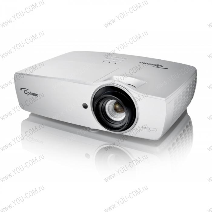 Проектор Optoma [WU470] Full3D; DLP,WUXGA(1920*1200),5000 ANSI Lm,20000:1;TR:1.39-2.09:1;1,5x Zoom;H:+/-30;V:+/-25;HDMx2+MHLv.2.2;VGA INx1;Composite;AudioINx1;VGAOut;AudioOut;RJ45;RS232;10W;USB-Ax2 reader/wireless;USB service;29dB;2,95 kg [E1P1D12WE1Z1]