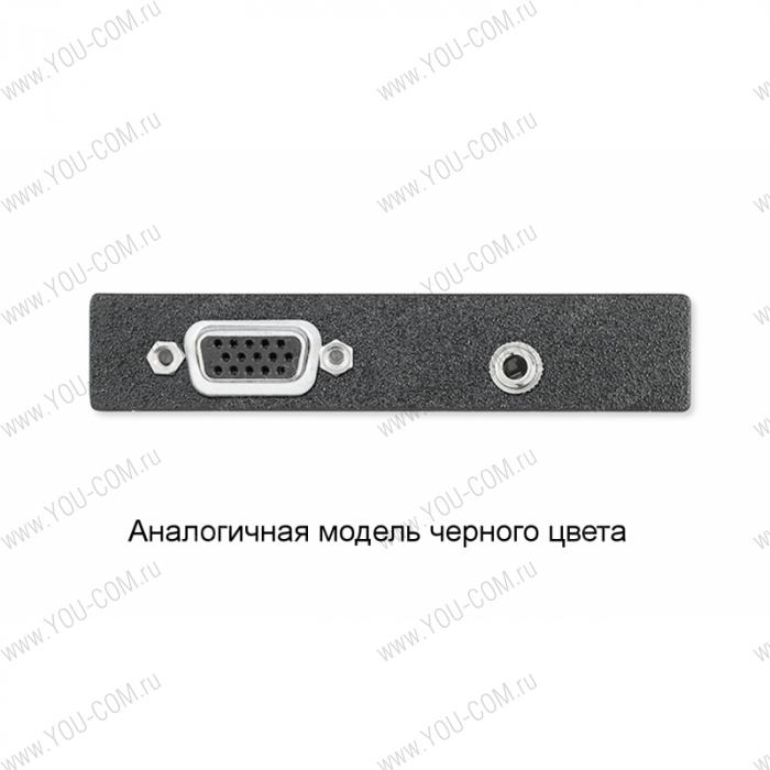 Одноместная панель Extron One 15-pin HD Female to Female on 6" Pigtail, One 3.5 mm Mini Jack on Captive Screw