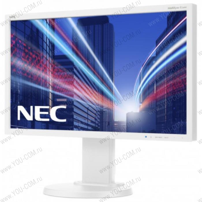 Монитор NEC 24'' EX241UN LCD S/Wh (IPS; 16:9; 250cd/m2; 1000:1; 6ms; 178/178; 1920х1080; 1хD-sub; 1хDVI-D; 1хHDMI; 1хDP; 1хDP out; 4хUSB 3.0; HAS 100mm; Swiv 170/170; Tilt; Pivot; Spk 2х1W)