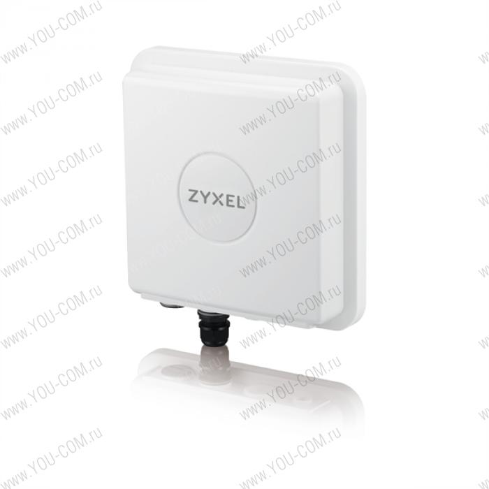 Уличный LTE маршрутизтор Zyxel LTE7460-M608 (вставляется сим-карта), IP65, поддержка LTE/3G/2G, Cat 6 300/50 Мбит/сек, LTE bands 1/3/7/8/20/38/40, антенны LTE с коэф. Усbk-я 8 dBi, 1xLAN GE, PoE only, PoE инжектор в комплекте