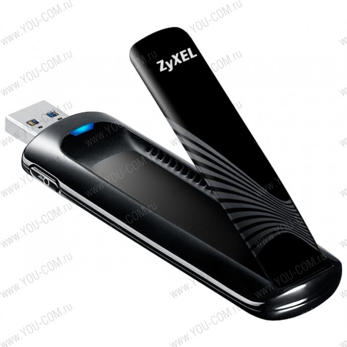 Двухдиапазонный Wi-Fi USB-адаптер Zyxel NWD6605, AC1200, 802.11a/b/g/n/ac (300+867 Мбит/с), USB3.0