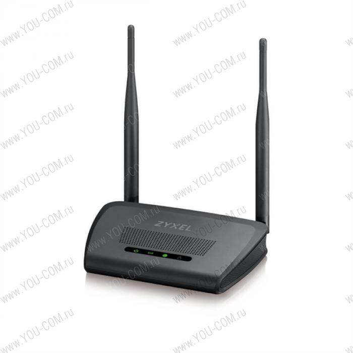 Wi-Fi маршрутизатор Zyxel NBG-418N v2, 802.11b/g/n (300 Мбит/с), 1xWAN, 4xLAN (без поддержки L2TP)